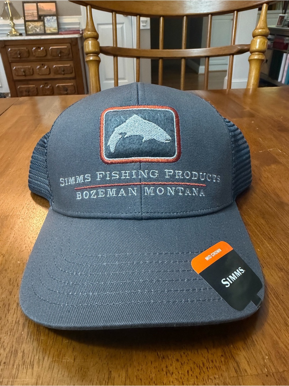 Brand New SIMMS Fishing Products Fly Fishing Trucker Hat BOZEMAN, MONTANA